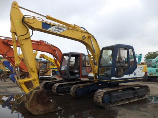 ขายด่วน..รถแบคโฮ KOBELCO SK120-1(M3) S/N LP-09076 รถเก่าญี่ปุ่นแท้ เลขไมล์ 6,891 ชั่วโมง มีใบอินวอยล์ .