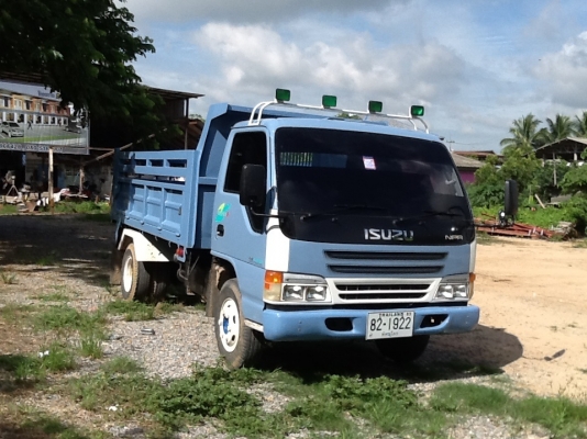 Isuzu npr หัวการ์ตูน 120 แรง ดั๊มสามมิตร รถห้าง