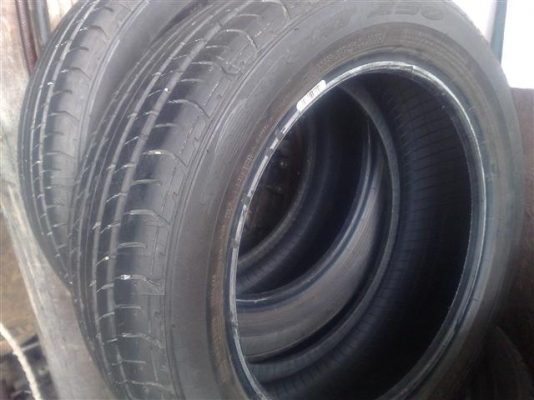 ยาง dunlop 185/55/15 ปียาง 4612 ถอดmazda2ป้ายแดง