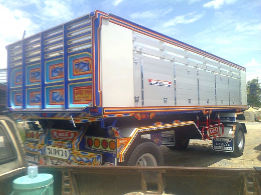 ลูกพ่วง 2 เพลา กระบะอลูมิเนียม ยาว 6.50 เมตร ใหม่