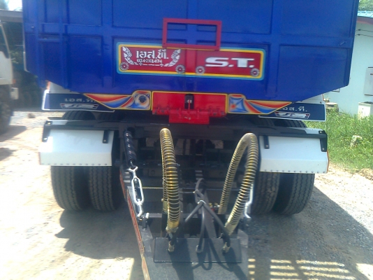 ลูกพ่วง 2 เพลา กระบะอลูมิเนียม ยาว 6.50 เมตร ใหม่