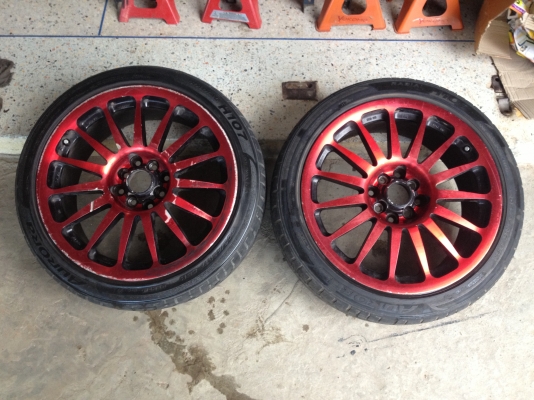 เเม็กมือสอง ขอบ17 กว้าง7.5 4รู100,4รู114 มี1คู่