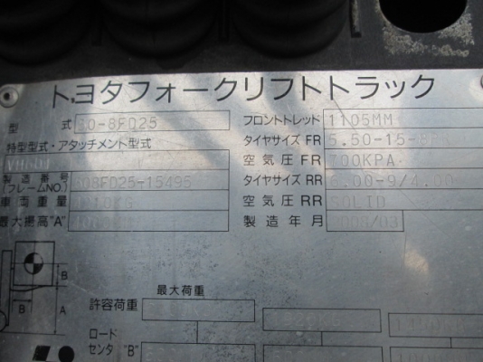 ขายฟอร์คลิฟต์ TOYOTA 8FD25 เครื่องดีเซล 2Z II เกียร์ MT , HINGFORK , เสาสูง 4 M ขอบคุณมากครับพี่จรัญ นครปฐม ขายฟอร์คลิฟต์ TOYOTA 8FD25 เครื่องดีเซล 2Z II เกียร์ MT , HINGFORK , เสาสูง 4 M ขอบคุณมากครับพี่จรัญ นครปฐม