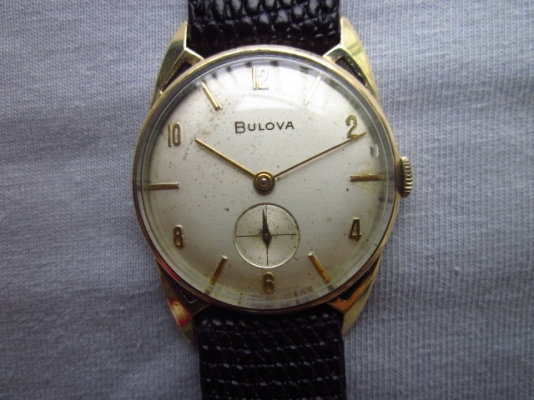 BULOVA 10k Gold Plate ไขลานโบราณแท้ 2 +++++