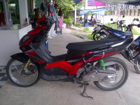 ด่วน!ยามาฮ่านูโวMX ปี51 รถเครื่องเดิมแน่นๆ สีสวย พร้อมใช้ ทะเบียน+เอกสารโอน ภาษีไม่หมด 088-2197709