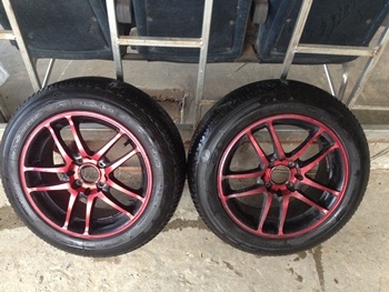 ขายเเม็กมือสอง ล้อ P&amp;P ขอบ15 กว้าง6.5 ออฟ 40 4รู100,4รู114