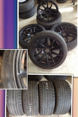 ล้อมือสอง lenso Project D Spec E ขอบ17 กว้าง 8 ออฟ35 5รู114