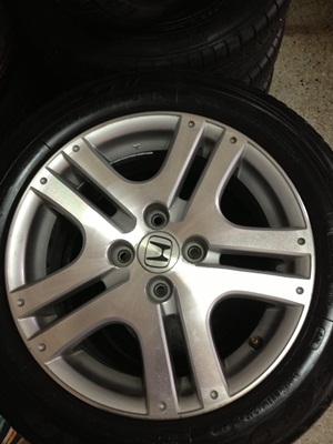 ล้อHonda jazz ขอบ15 4รู100