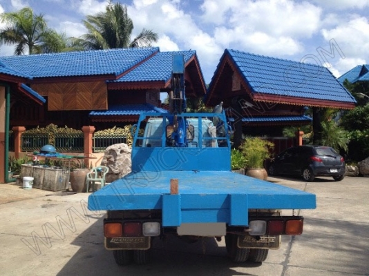 รถบรรทุก 6 ล้อ ติดเครนขนาด 3 ตัน ยี่ห้อ ISUZU รุ่น NKR ขนาด 110 แรงม้า รถบรรทุก 6 ล้อ ติดเครนขนาด 3 ตัน ยี่ห้อ ISUZU รุ่น NKR ขนาด 110 แรงม้า