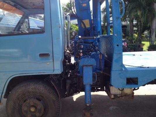 รถบรรทุก 6 ล้อ ติดเครนขนาด 3 ตัน ยี่ห้อ ISUZU รุ่น NKR ขนาด 110 แรงม้า รถบรรทุก 6 ล้อ ติดเครนขนาด 3 ตัน ยี่ห้อ ISUZU รุ่น NKR ขนาด 110 แรงม้า