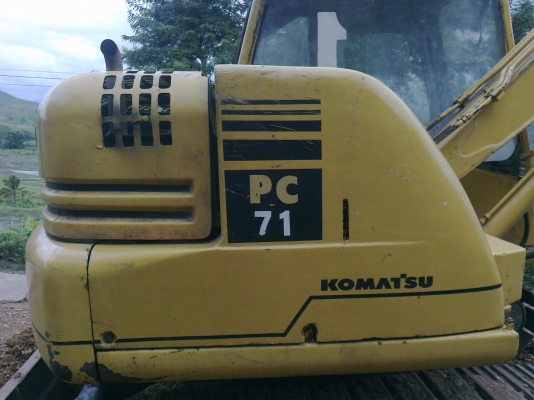ขายแบคโฮ Komatsu PC71 สภาพดีพร้อมใช้งาน เอวแน่น ช่วงล่างเต็ม มีใบมีด