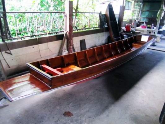 ขายเรืออีแป๊ะ 3 วา ไม้สักทั้งลำ---รุ่นใหม่