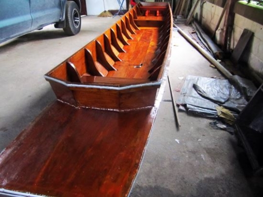 ขายเรืออีแป๊ะ 3 วา ไม้สักทั้งลำ---รุ่นใหม่