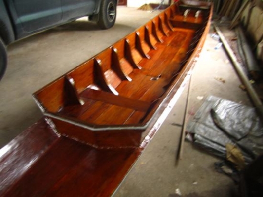 ขายเรืออีแป๊ะ 3 วา ไม้สักทั้งลำ---รุ่นใหม่