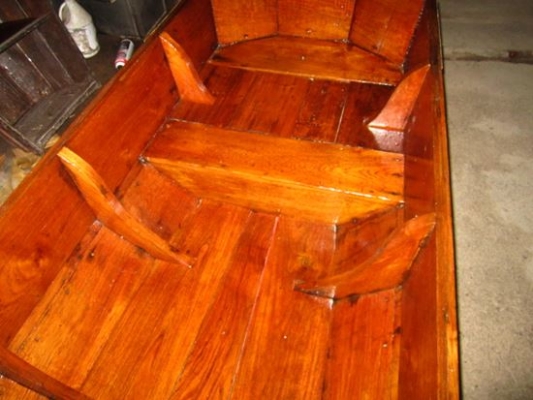 ขายเรืออีแป๊ะ 3 วา ไม้สักทั้งลำ---รุ่นใหม่