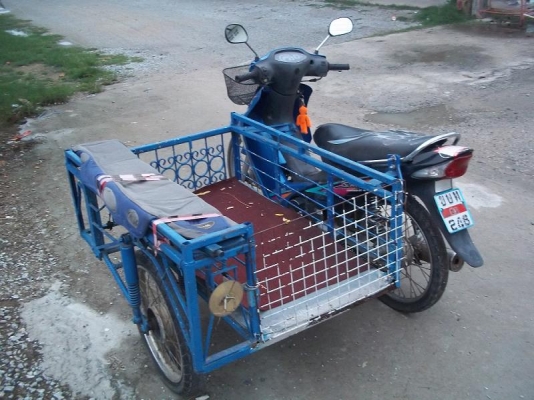 suzuki สแมช 110 ติดพ่วงข้าง