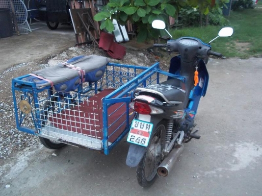 suzuki สแมช 110 ติดพ่วงข้าง