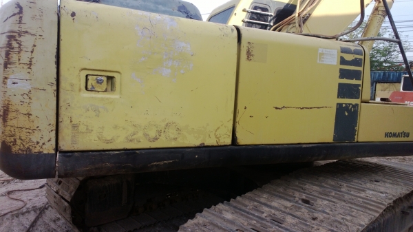 PC200-6  ซีเรียลสูงS/N96007 โซ่ใหม่ เอวแน่น ไฟฟ้าครบ แอร์ครบ เล่มทะเบียน