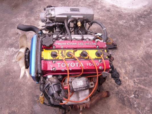 ขายเครื่องยนยต์เบนซินหัวฉีดขับหลัง Toyota 4ag 7850