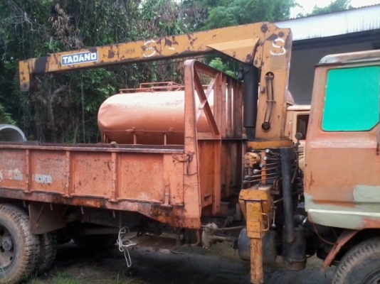 ขาย FUSO ติดเคน 2ตัน ขับได้ เคนใช้ได้ไม่มีซ่อม ไม่มีทะเบียนรถประมูล ช.ป ราคาถูก