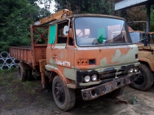 ขาย FUSO ติดเคน 2ตัน ขับได้ เคนใช้ได้ไม่มีซ่อม ไม่มีทะเบียนรถประมูล ช.ป ราคาถูก