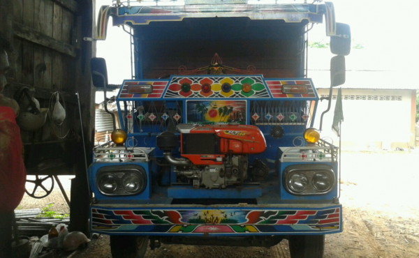 ##ราคาคุยได้คับ##อีแต๋น 6 ล้อใหญ่ใช้มาปีเดียว##ราคาคุยกันได้คับ## เครื่องคูโบต้าพลัส14 แรง ตัวใหม่ มีเกียร์สโลว์ แชสซีหน้า 5