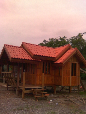 ขายบ้านน๊อคดาวน์ไม้ประดู่