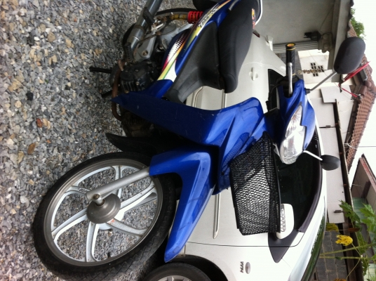 Suzuki Smash 110 เครื่องเดิม ล้อแม็กขาว ทะเบียนพร้อมชุดโอน