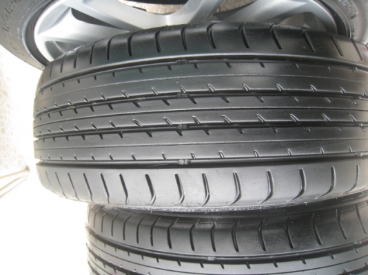 ขายล้อแม็ก Mazda 2 16"x6.5" et50 4รู100 + ยางปี 12 (081-3747940)