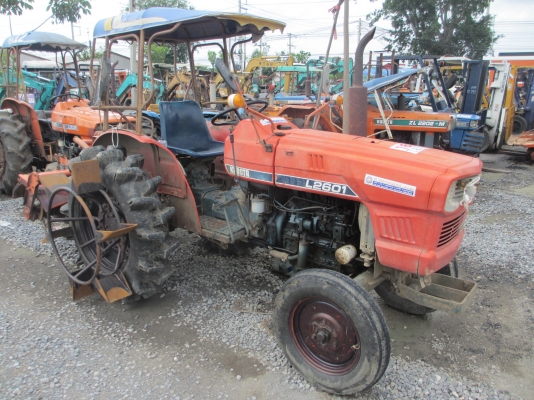 มาแล้ว KUBOTA  L2601 เก่าไทย  + ล้อเหล็ก + โรตารี่