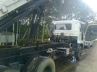 ขายรถ 22 ล้อพ่วงแม่ -ลูกดัมพ์ NISSAN EURO2 320 แรงม้าปี 2552 คัสซี CWM454M-04625 หางพ่วงดัมพ์สามมิตร 3 คานปี 2552 คัสซี SMM130071 ราคา 2700000