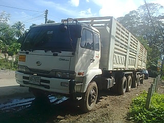 ขายรถ 22 ล้อพ่วงแม่ -ลูกดัมพ์ NISSAN EURO2 320 แรงม้าปี 2552 คัสซี CWM454M-04625 หางพ่วงดัมพ์สามมิตร 3 คานปี 2552 คัสซี SMM130071 ราคา 2700000