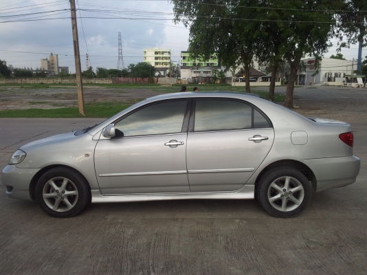 ALTIS ตัวใหญ่ ปี2001สีบรอนซ์เงิน เกียร์ออโต้ ติดแก๊ส LPG รถพร้อมใช้ ราคาต่อรองได้