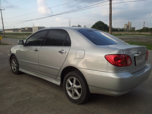 ALTIS ตัวใหญ่ ปี2001สีบรอนซ์เงิน เกียร์ออโต้ ติดแก๊ส LPG รถพร้อมใช้ ราคาต่อรองได้