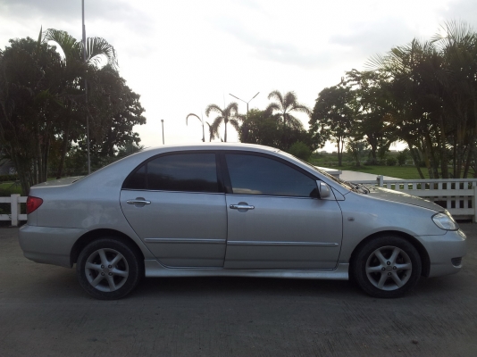 ALTIS ตัวใหญ่ ปี2001สีบรอนซ์เงิน เกียร์ออโต้ ติดแก๊ส LPG รถพร้อมใช้ ราคาต่อรองได้