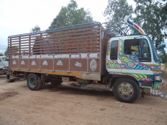 ขายรถ6ล้อฮีโน่ราคาถูกๆช่วงยาว6เมตรGD176เครื่องEH700 เบรกทิฟฟี พวงมาลัยเพาเวอร์