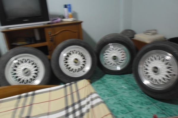 แม๊ก BBS 15 หกรู พร้อมยาง