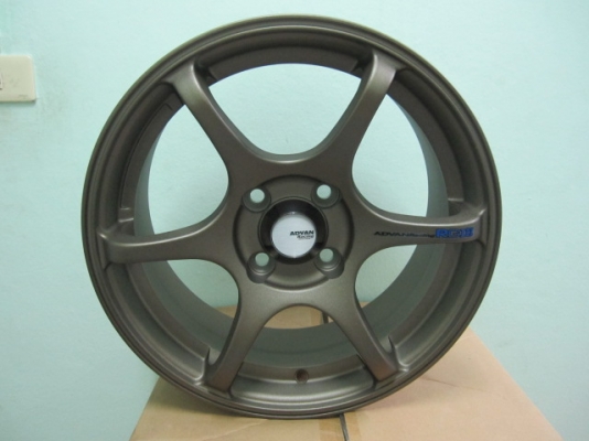 ขายล้อแม็กใหม่ Advance RG ขอบ 15 สีน้ำตาลไหม้ 4 รู 100