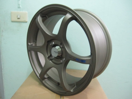 ขายล้อแม็กใหม่ Advance RG ขอบ 15 สีน้ำตาลไหม้ 4 รู 100