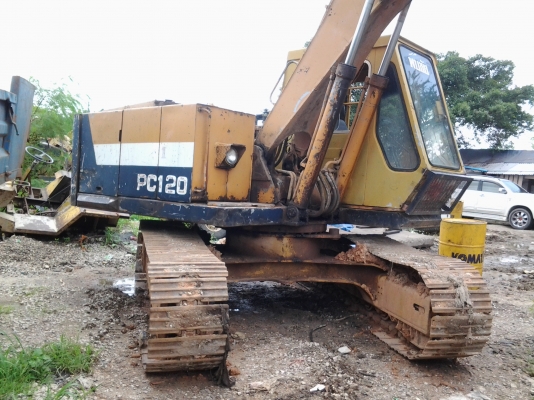 ขายแม็กโครKoMATSU PC 120.รุ่น2สวยพร้อมใช้ลอนเลอร์7ลูก120เต็มคับ