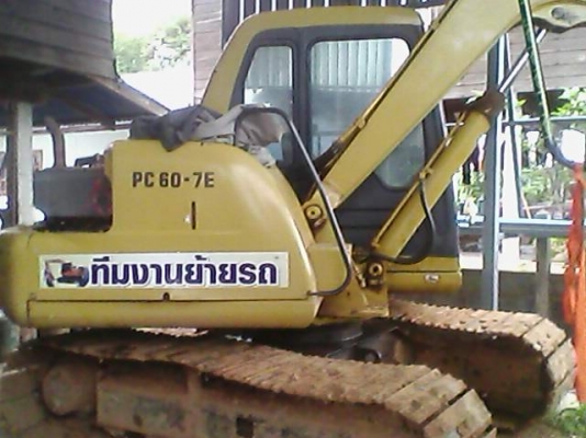 KOMATSU PC60-7 เครื่องเดิม ปั้มเดิม แอร์เย็น ไฟฟ้าเต็ม รถนำเข้าปีเดียว เอกสารแจ้งจำหน่ายจากท่าเรือ อินวอยน