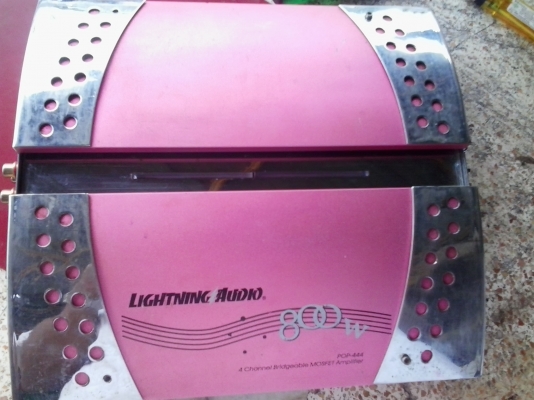 เพาเวอร์แอม Lightning Audio POP-444 แอมป์ 4 ch. แบรนด์ USA แท้ ๆ