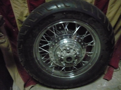 ขายล้อหลัง steed พร้อมยางครบชุด ขายล้อหลัง steed พร้อมยางครบชุด
