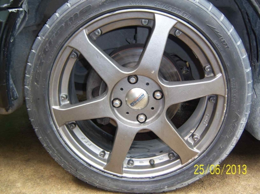 แม็กญี่ปุ่น 17 x 7  พร้อมยาง  4รู114