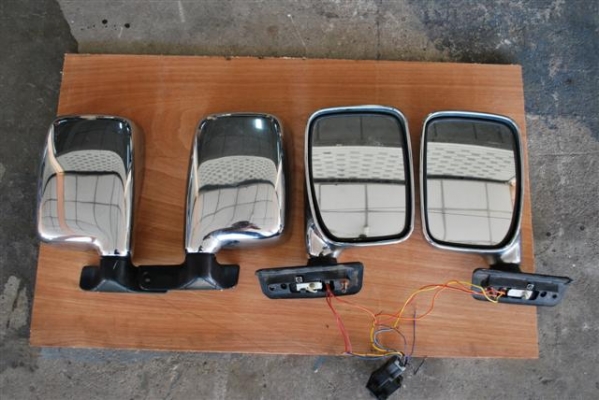 ขายกระจกมองข้างโครเมี่ยมแปะประตูสำหรับ Toyota Hero