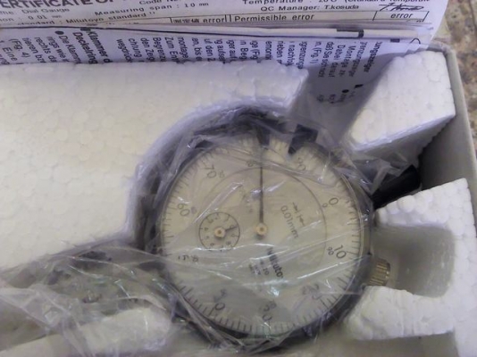 เครื่องมือตั้งค่าต่างๆ ไดอัลเกจ mitutoyo ความละเอียด 0.01 มม.