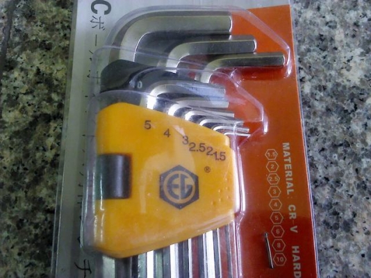 ชุดปะแจ L อย่างดี แข็ง เป็นของญี่ปุ่น มีทั้งหน่วย มม.และ นิ้ว