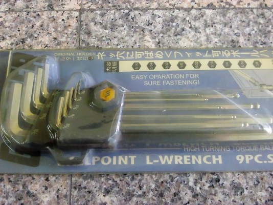 ชุดปะแจ L อย่างดี แข็ง เป็นของญี่ปุ่น มีทั้งหน่วย มม.และ นิ้ว