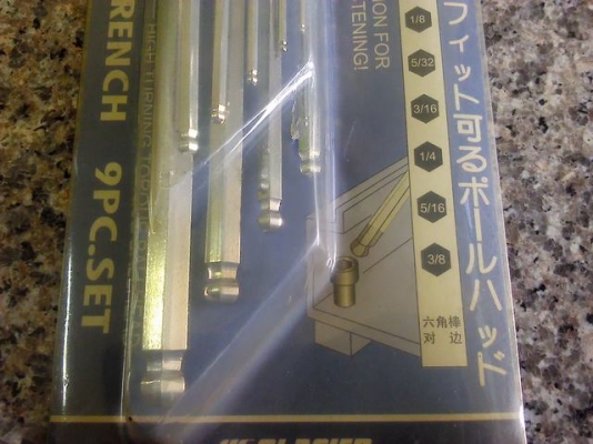 ชุดปะแจ L อย่างดี แข็ง เป็นของญี่ปุ่น มีทั้งหน่วย มม.และ นิ้ว