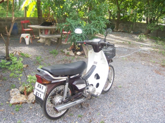 ดรีมคุรุสภาสีน้ำตาล ทะเบียนเต็ม+เอกสารพร้อมโอน